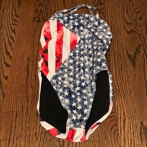 American Flag Jolyn One Piece Bathing Suit